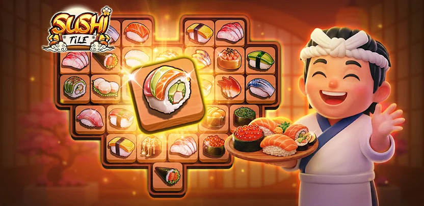 Sushi Tile Puzzle Master Game Banner